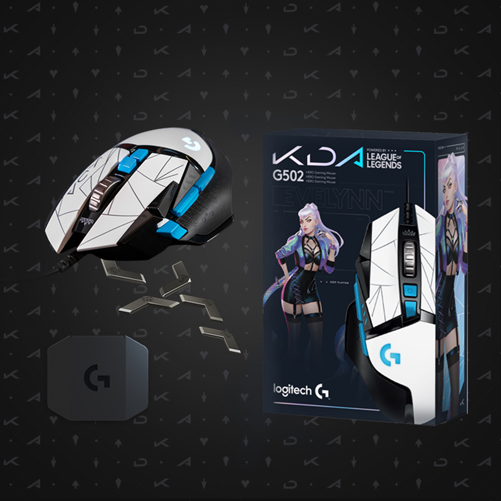 New Logitech G502 HERO KDA Gaming Mouse Professional  LI