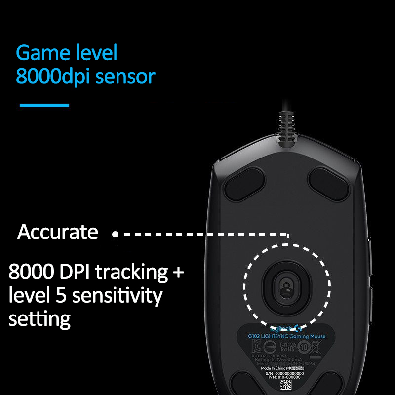 New Logitech G502 HERO KDA Gaming Mouse Professional LI