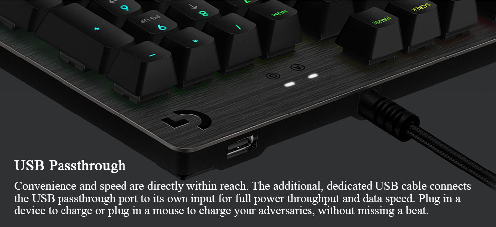 Logitech G512 Mechanical Gaming Keyboard LIGHTSYNC RGB W