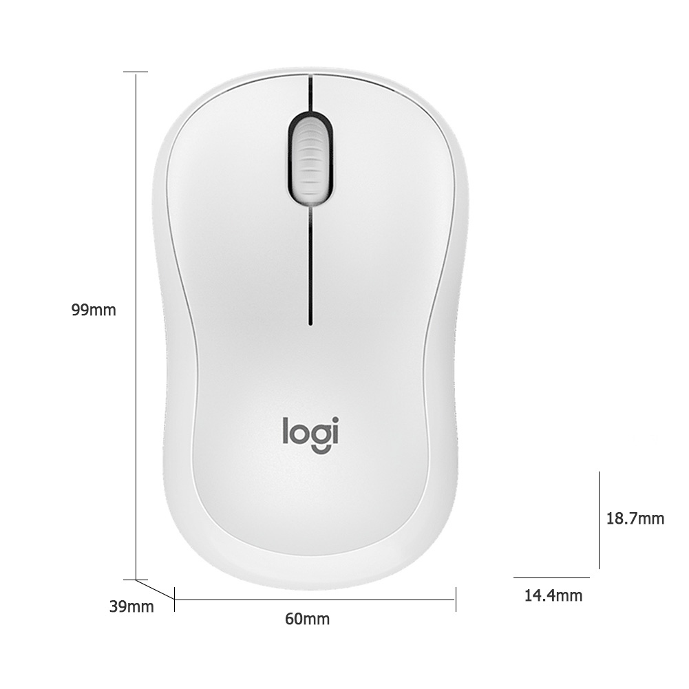 Logitech M221 Wireless Silent Mouse 3 Buttons Computer 