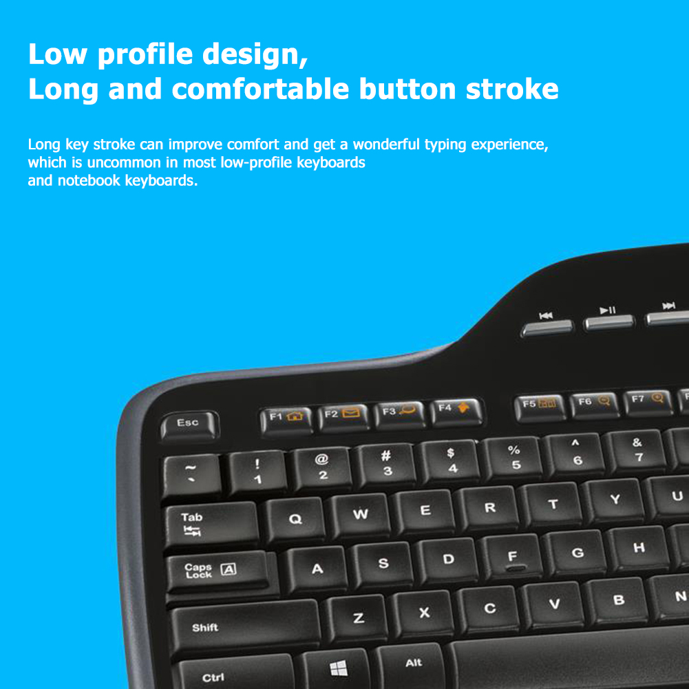 New Logitech MK710 Wireless Keyboard Mouse Set 2.4GHz Er