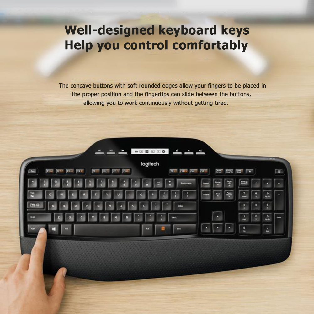 New Logitech MK710 Wireless Keyboard Mouse Set 2.4GHz Er
