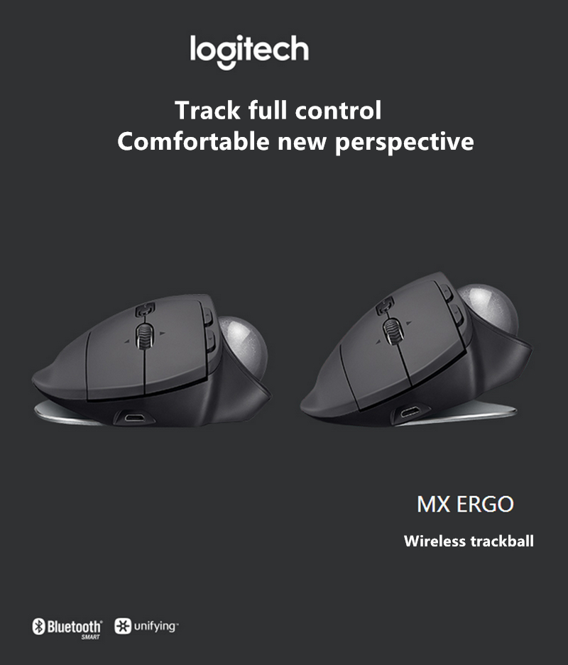 Logitech MX ERGO Wireless Trackball Mouse 2.4G wireless 