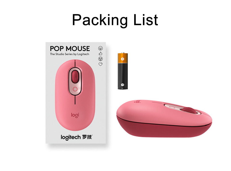 New Logitech POP Wireless Mouse Bluetooth Silent Mice Hi