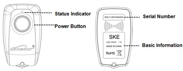 SKE-LT Smart Key Emulator for Lonsdor K518ISE Key Programmer-