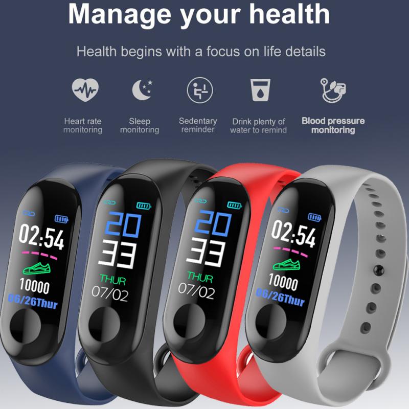 M3 Bluetooth Watch Wristband Fitness Tracker 