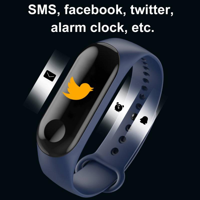 M3 Bluetooth Watch Wristband Fitness Tracker 