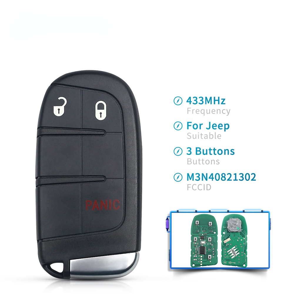 M3N40821302 Smart Remote Control Key 433Mhz Replacement 