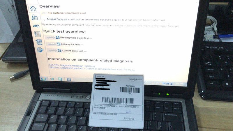 DOIP MB SD C4 Star Diagnosis with 2020.3V 256GB SSD Plus Dell D630 Laptop