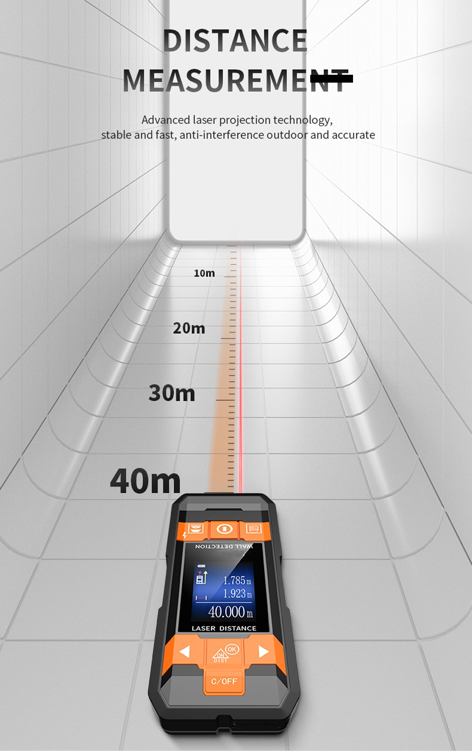 Metal Detector Wiring Detector Laser Distance Meter