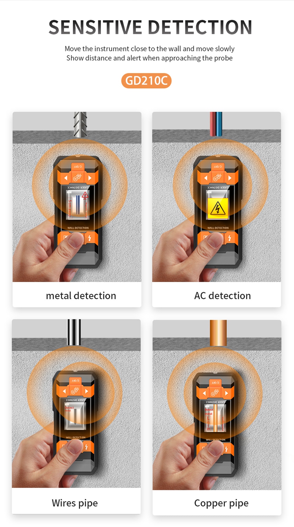 Metal Detector Wiring Detector Laser Distance Meter