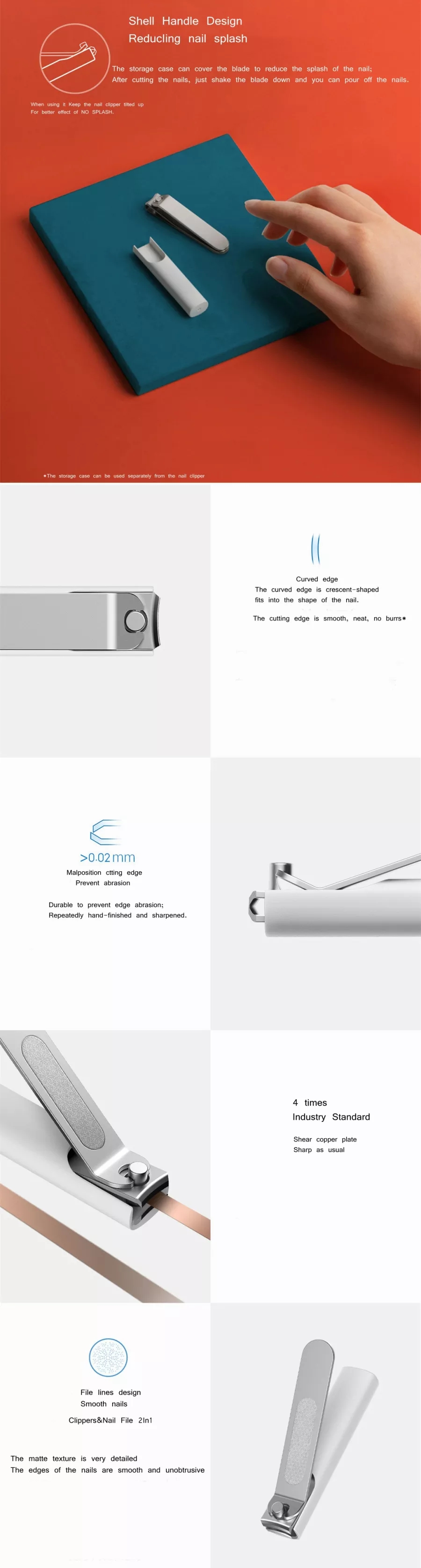 Mijia Stainless Steel Nail Clipper