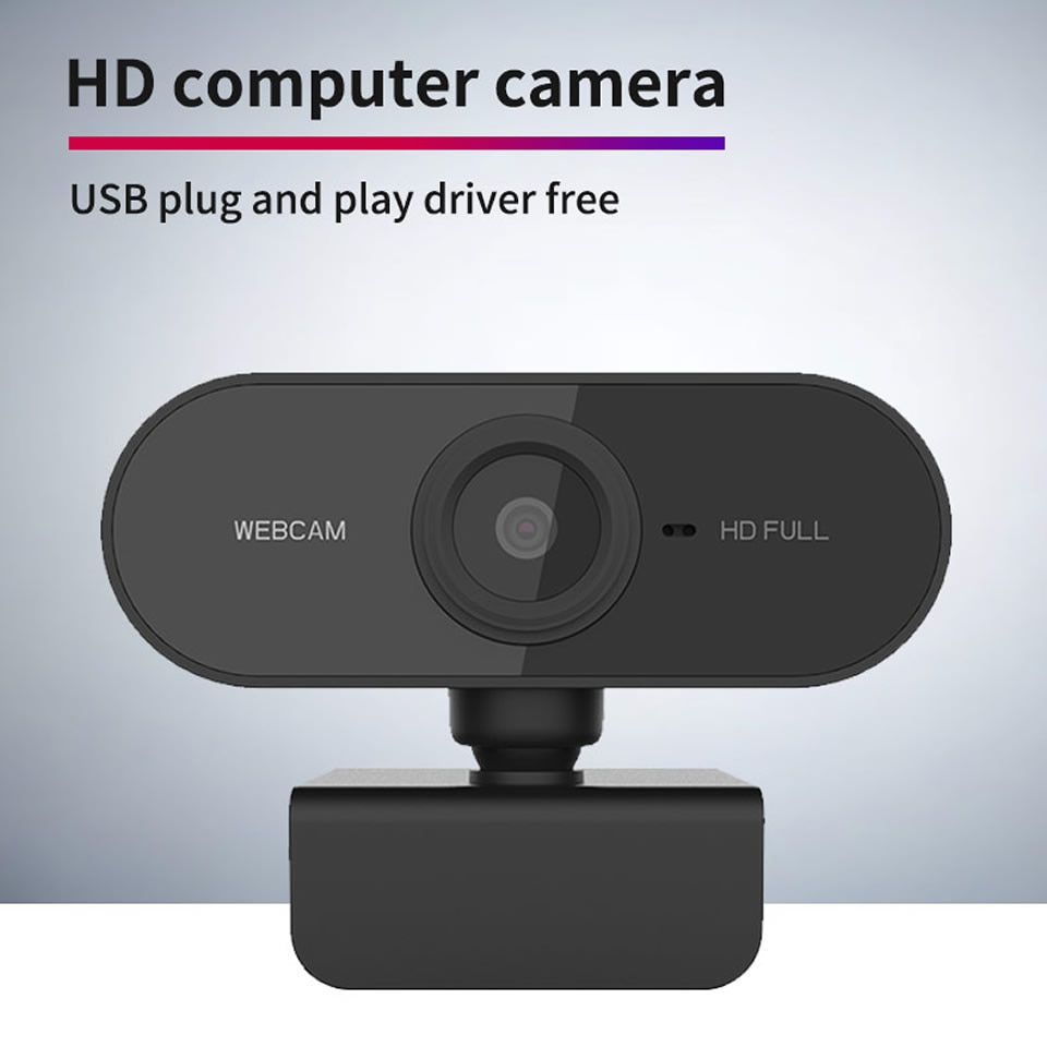 HD 1080P Webcam Mini Computer PC WebCamera