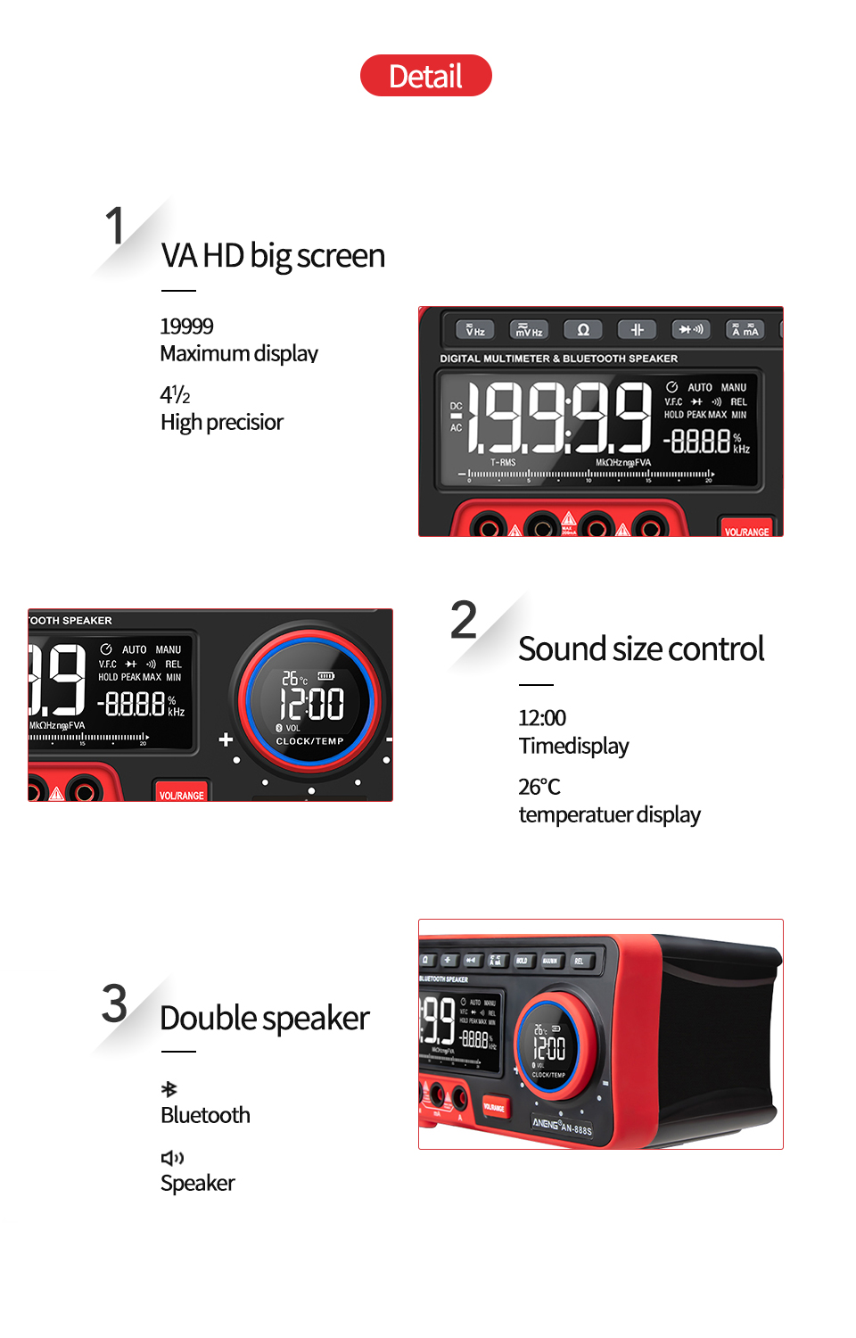 Mini Desktop Multimeter