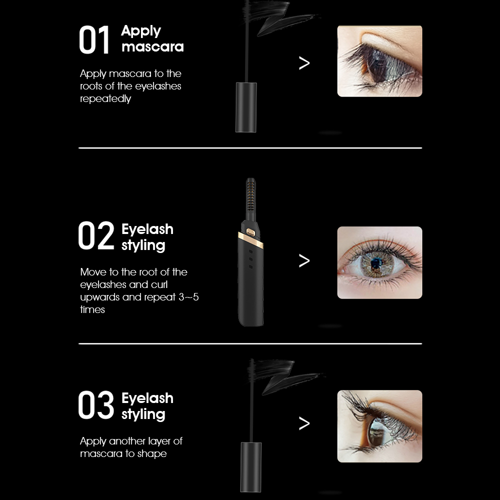 Mini Electric Heated Eyelash Curler