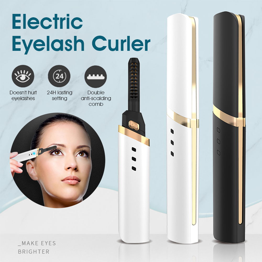 Mini Electric Heated Eyelash Curler 