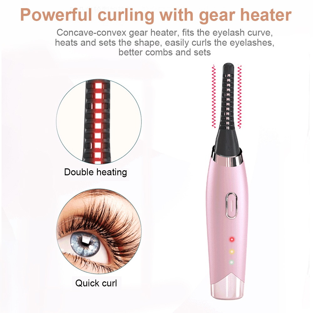 Mini Electric Heated Eyelash Curler 