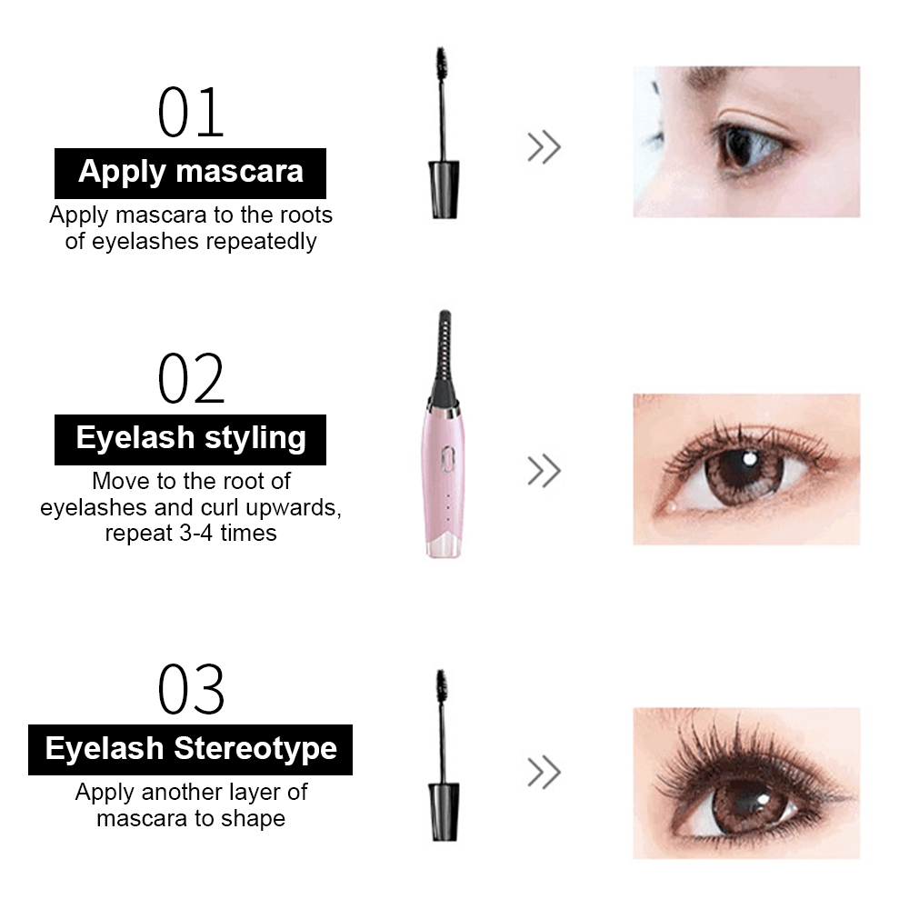 Mini Electric Heated Eyelash Curler