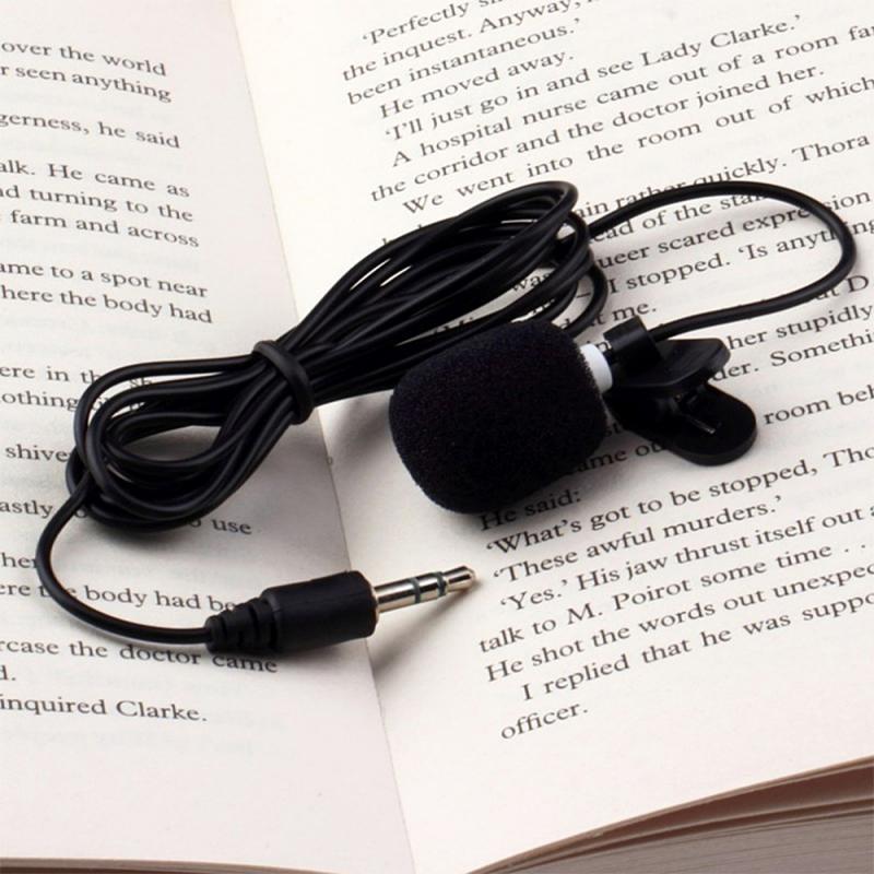 Mini Portable Clip-on Microphone Condenser 