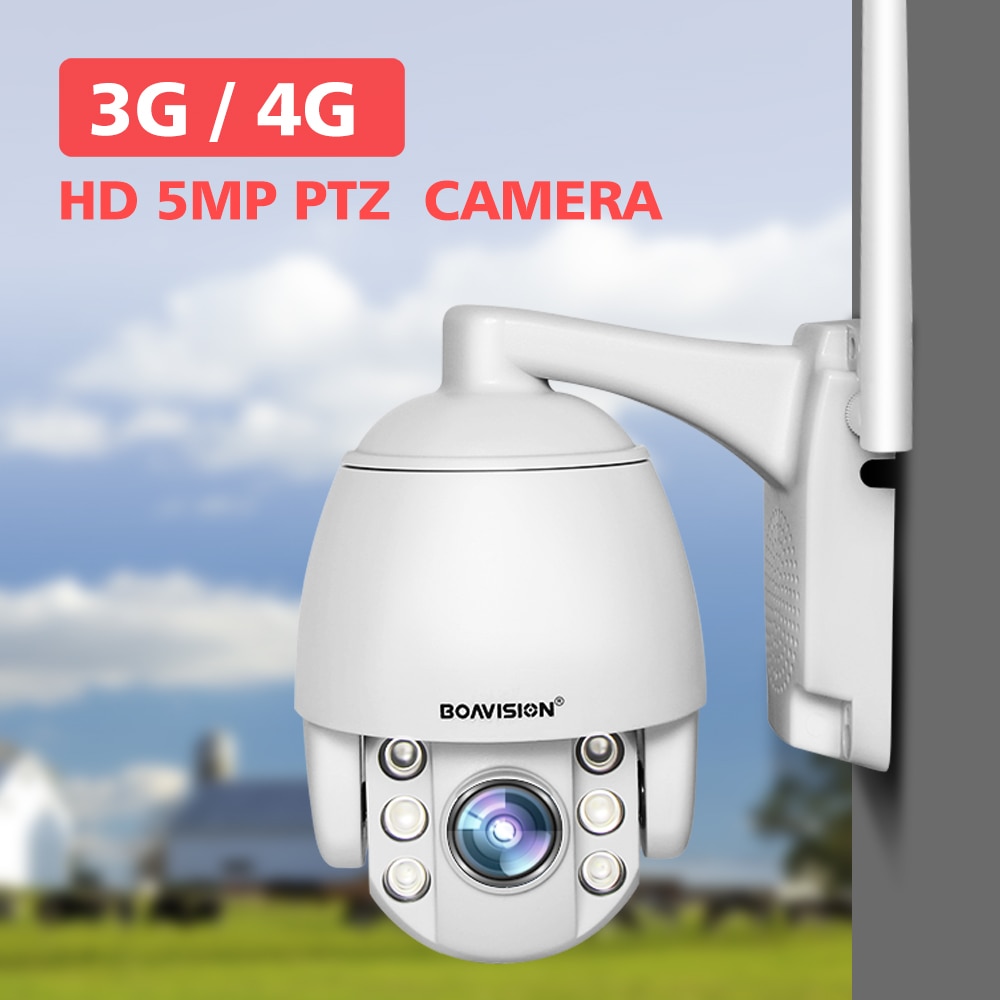 5MP 2MP SIM Card 3G 4G Wireless Mini PTZ Dome Camera