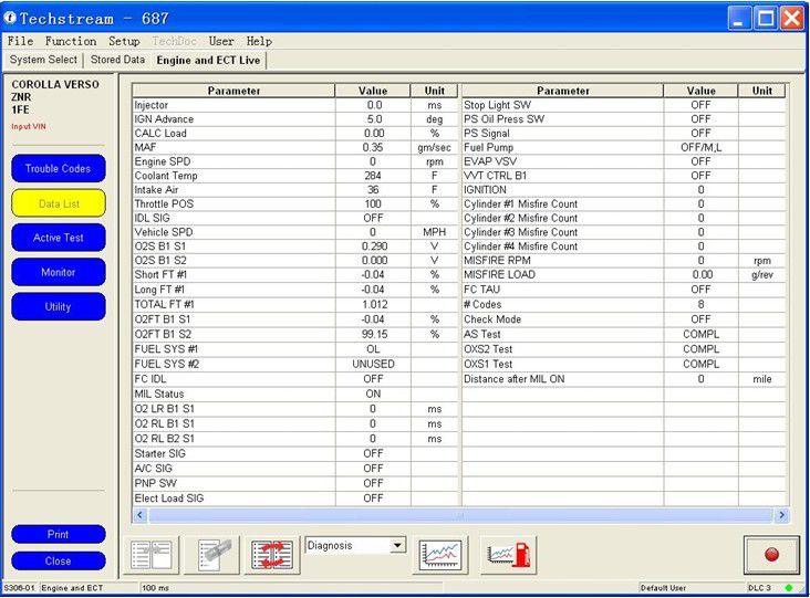 Miscan M8 Toyota Tis Techstream 4