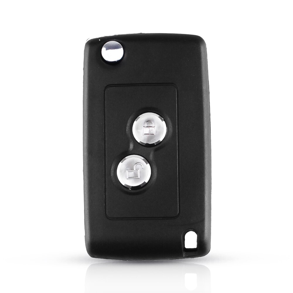 Modified 2 Button Remote Flip Car Key Case Shell Fob Rep