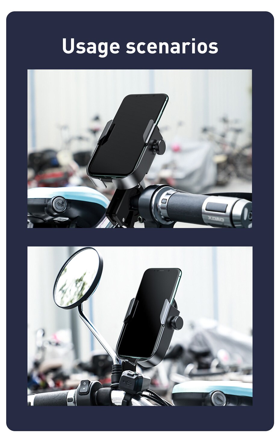 Motorcycle Bike Phone Holder 