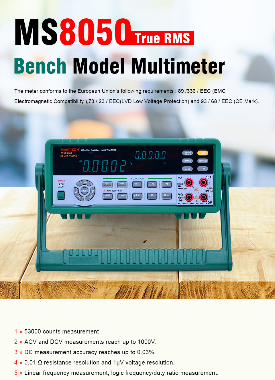 MS8050 5 1/2 Digital Multimeter