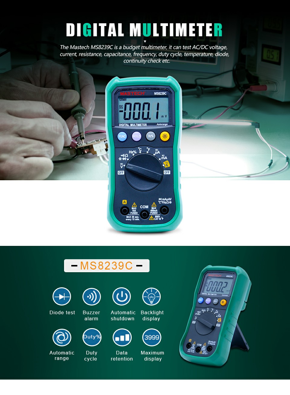 MS8239C Digital Multimeter