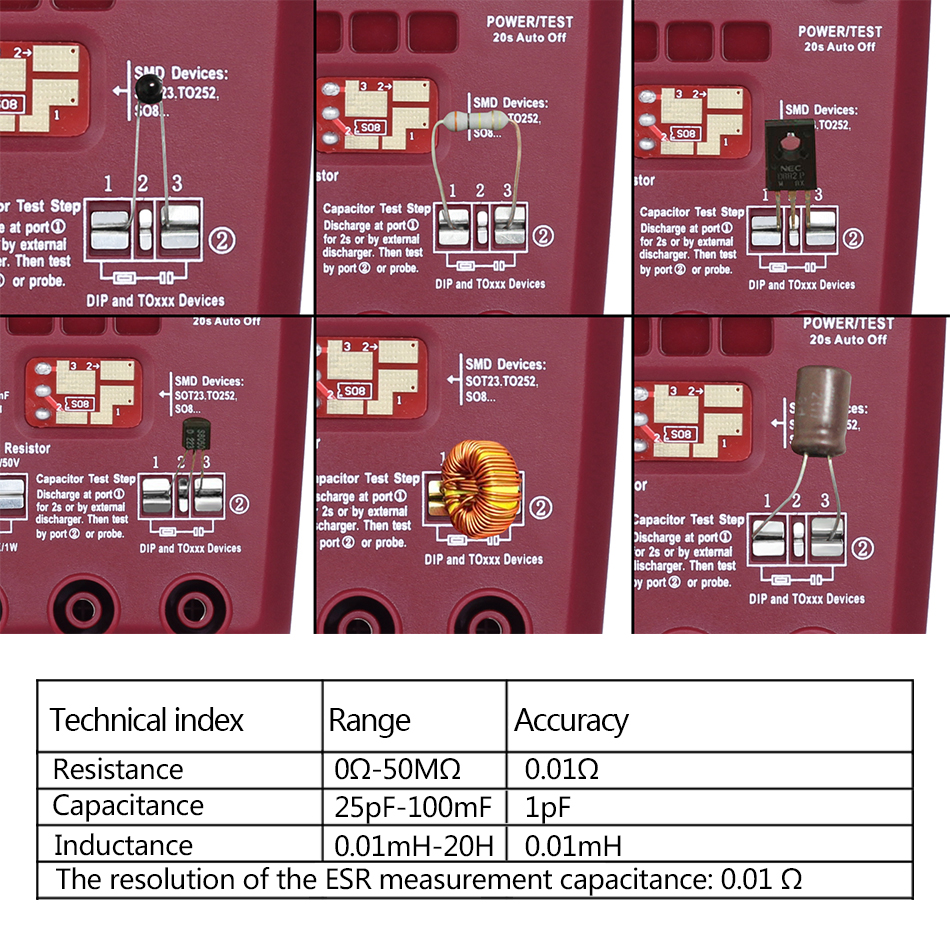 Multi-purpose Transistor ESR/SMD Tester