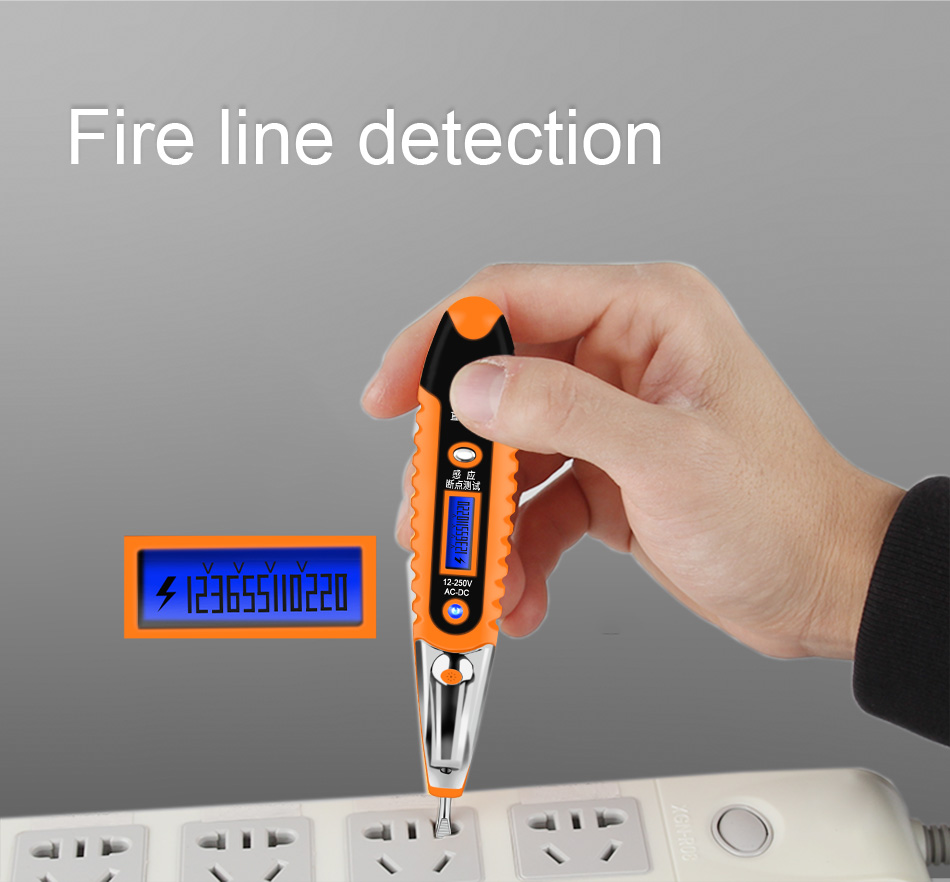 MultiDigital  Test Pencil AC DC 12-250V Tester