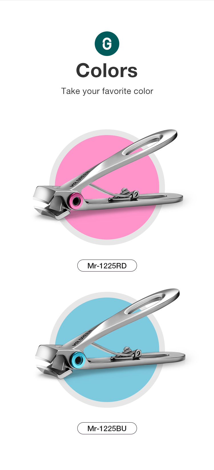 Nail Clippers Stainless Steel Wide Jaw Opening Manicure 