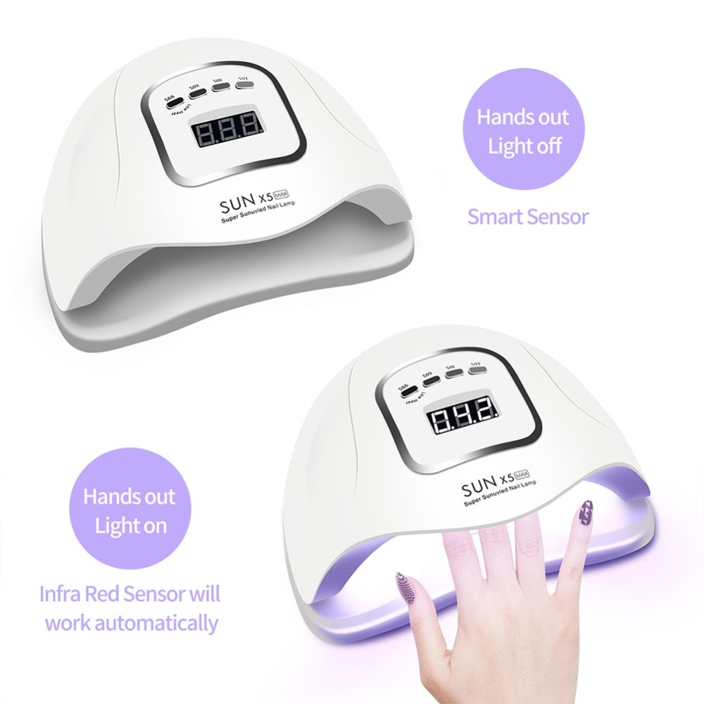 SUNX5 Max 90/72/36W LED Lamp Nail Dryer 