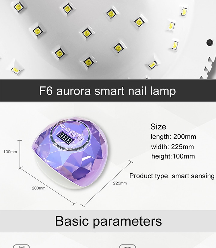 Nail Dryer UV LED Lamp For 