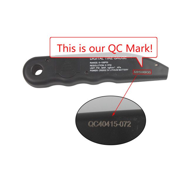 digital tire gauge qc mark