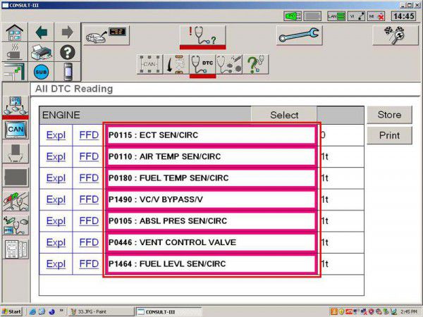 consult-3-iii-for-nissan-software-display 