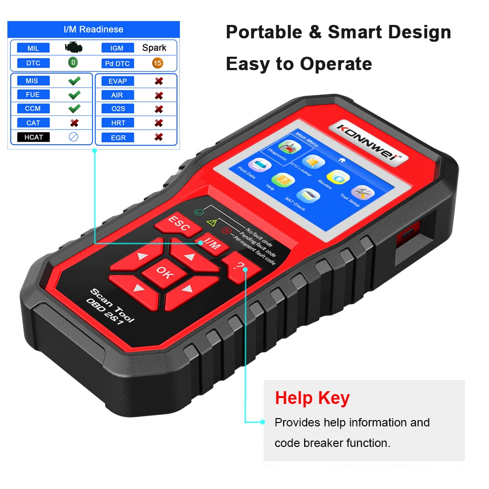 KONNWEI OBD OBD2 Automotive Scanner