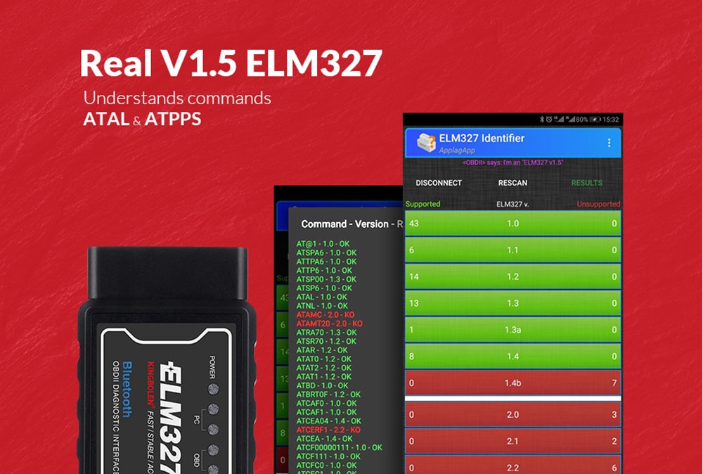 OBD2 ELM327 Bluetooth Scanner