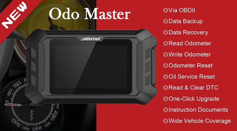 OBDSTAR ODOMASTER supported function