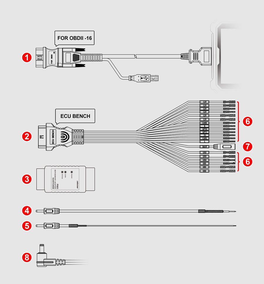 OBDSTAR P003 KIT P003 Adapter 