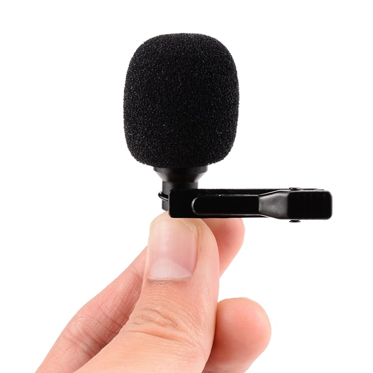 Omnidirectional Metal Microphone 3.5mm Jack Lavalier 