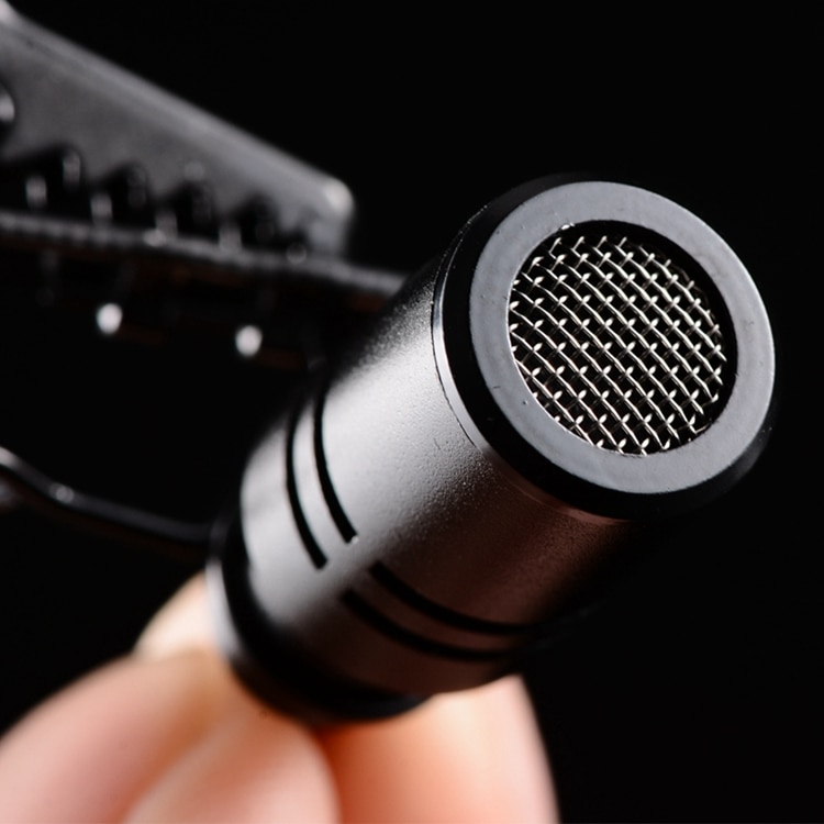 Omnidirectional Metal Microphone 3.5mm Jack Lavalier 