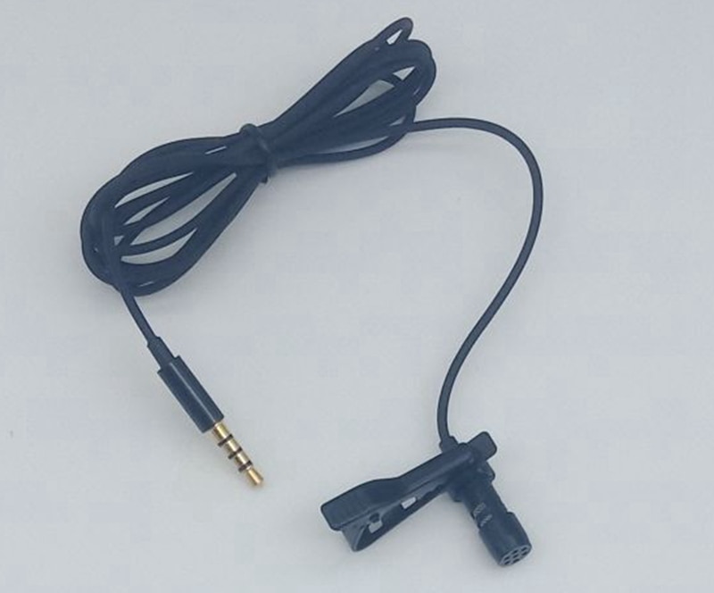 Omnidirectional Metal Microphone 3.5mm Jack Lavalier 