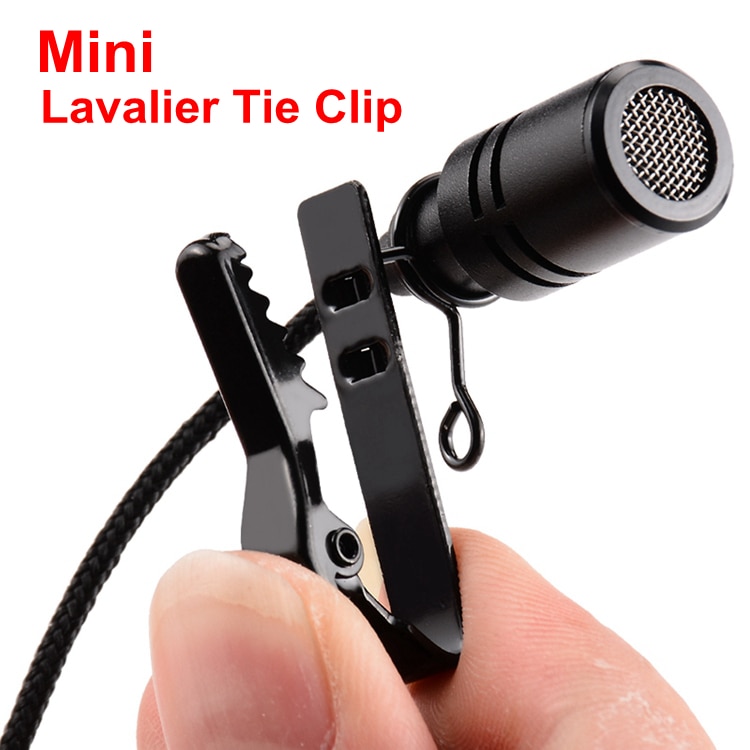 Omnidirectional Metal Microphone 3.5mm Jack Lavalier 
