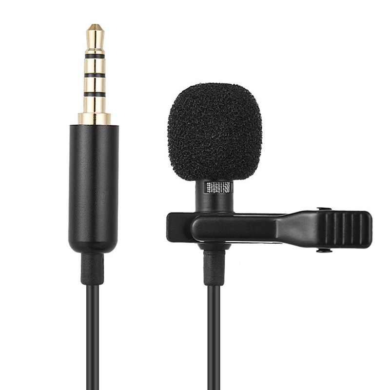 Omnidirectional Microphone 3.55mm Jack Lavalier 