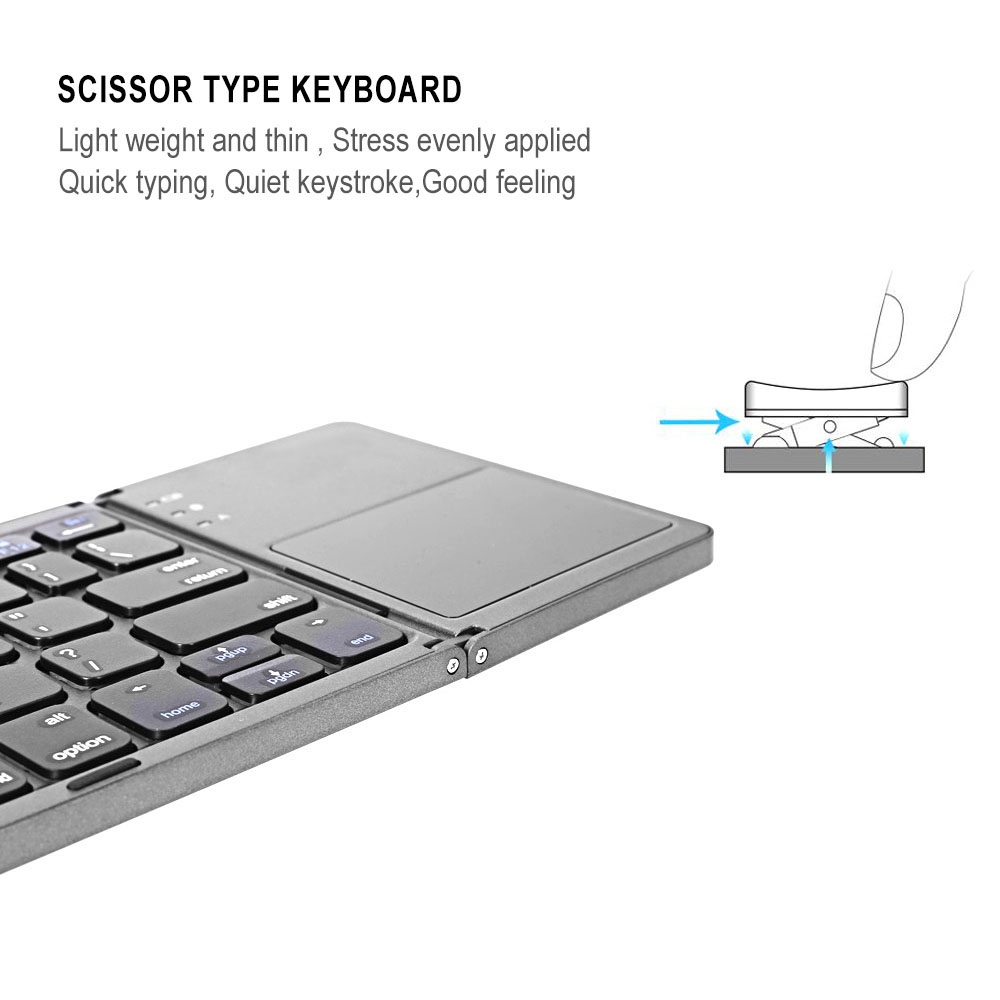 Original Mini Folding Bluetooth 3.0 Keyboard 