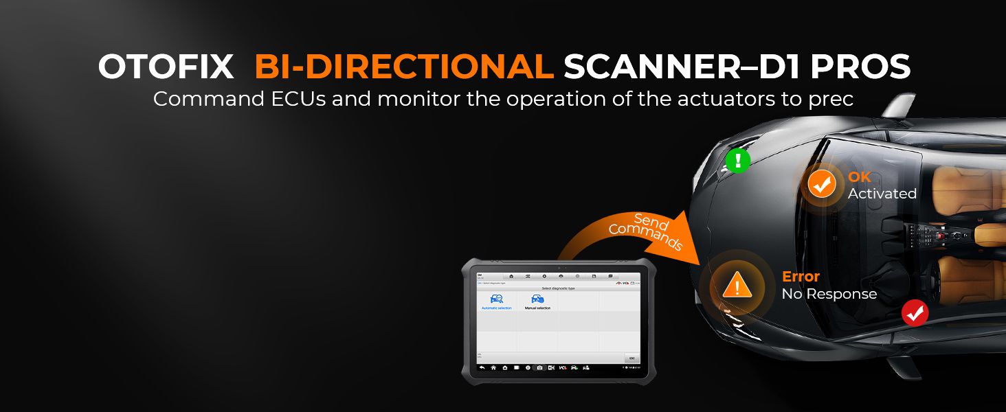 OTOFIX D1 PROS BI-DIRECTIONAL ACTIVE TEST