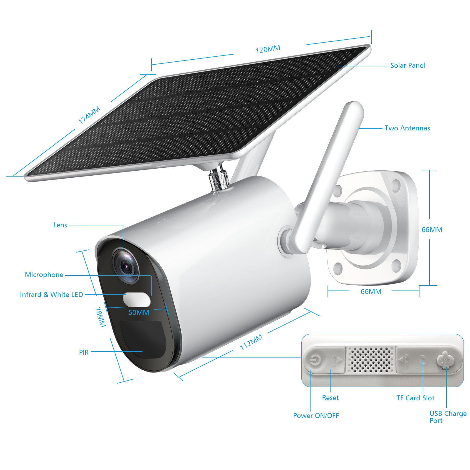 Outdoor Solar IP Camera