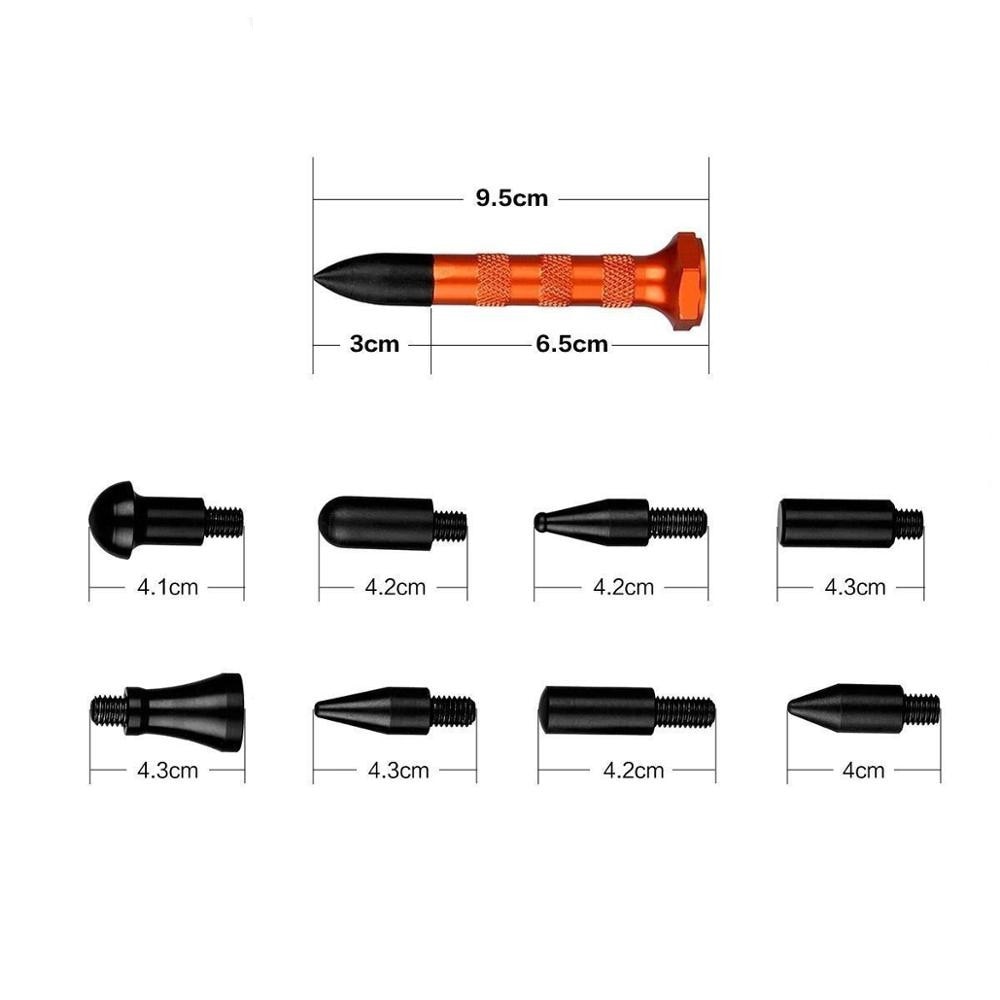 Full Set Paintless Dent Repair Removal Hail Tool