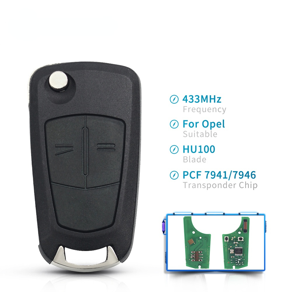 PCF7941/PCF7946 Remote Control Key 2/3 Buttons 